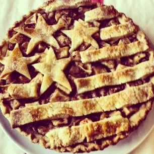 Scrumptious Pie with a Patriotic Spin
